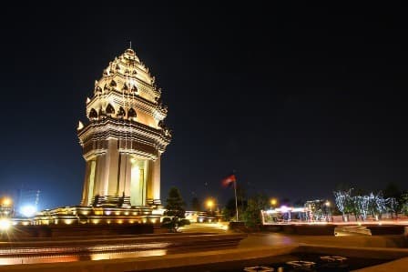 El Monumento de la Independencia de Cambodge